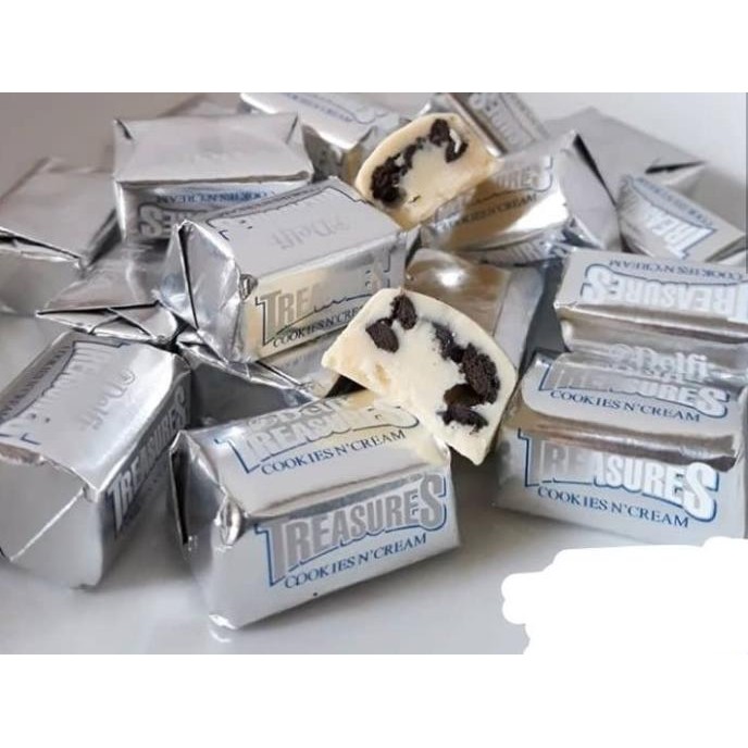 

Murah Coklat Delfi Treasure Cookies Piramid Putih