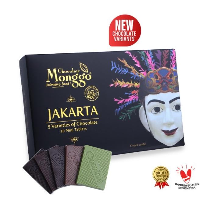 

Sale Chocolate Monggo | Oleh Oleh Jakarta Cokelat Box 4 Rasa | Ondel Ondel