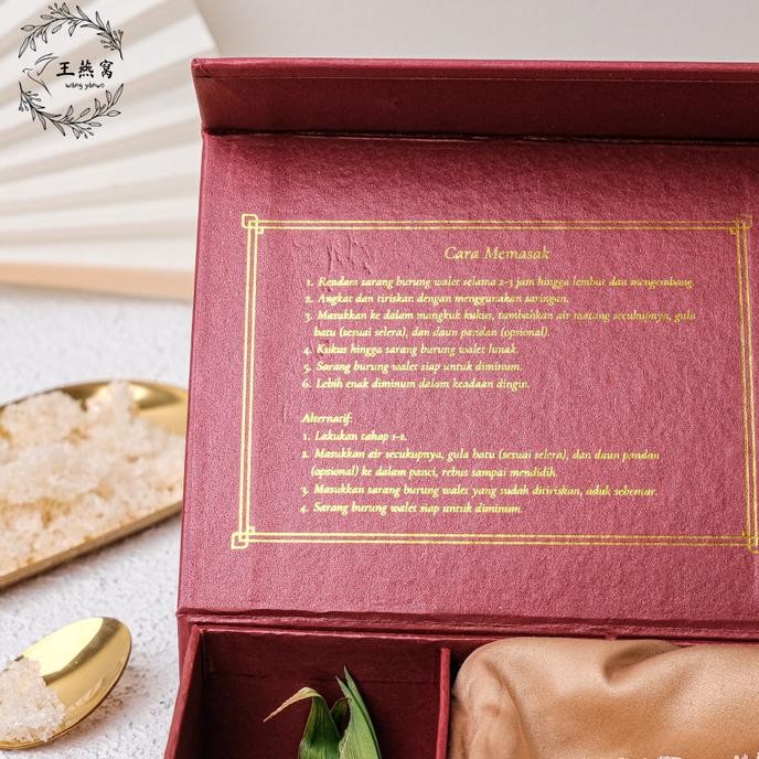 

Grosir Premium Sarang Burung Walet Wang Yanwo - Hampers