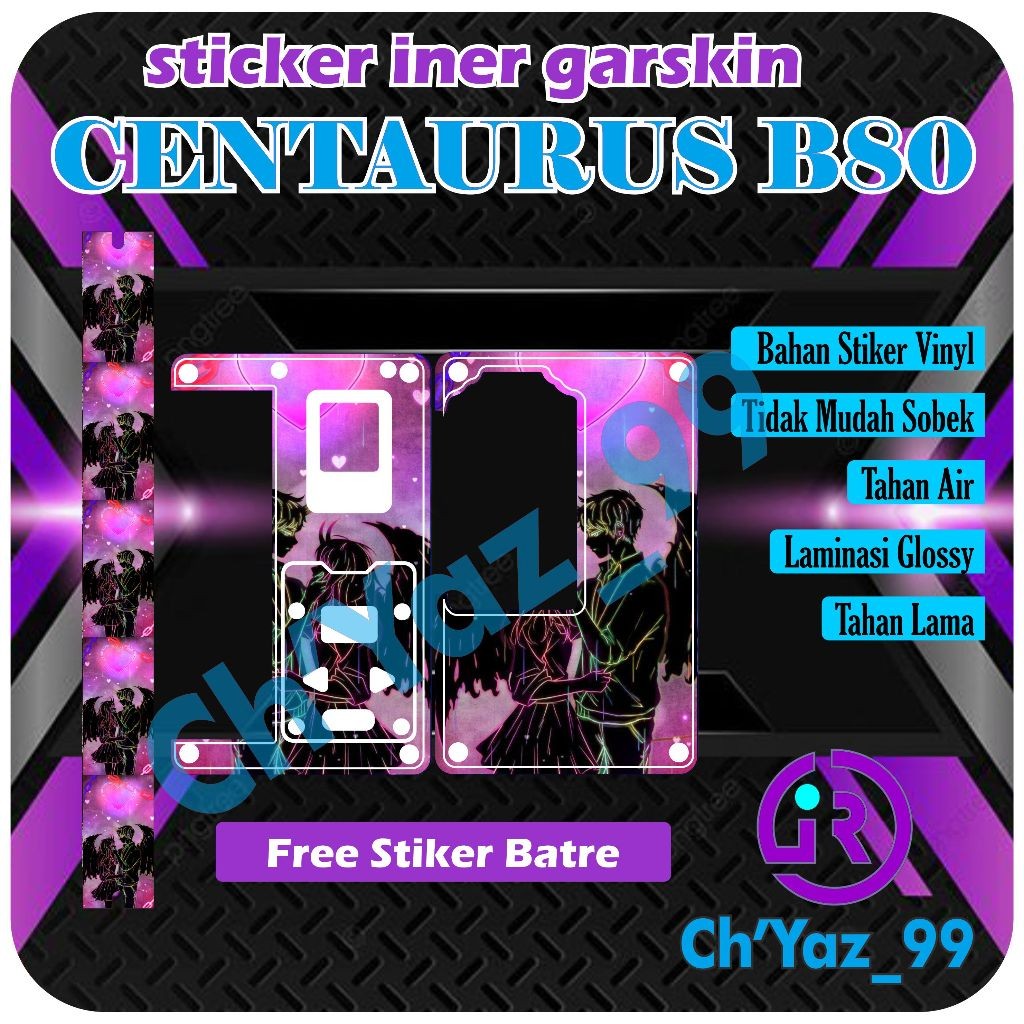 

Premium Cut - Chyaz99 B80 Iner Glossy Laminasi 11 Garskin Stiker / Case Custom Terlaris 2PCS/ Fullbody