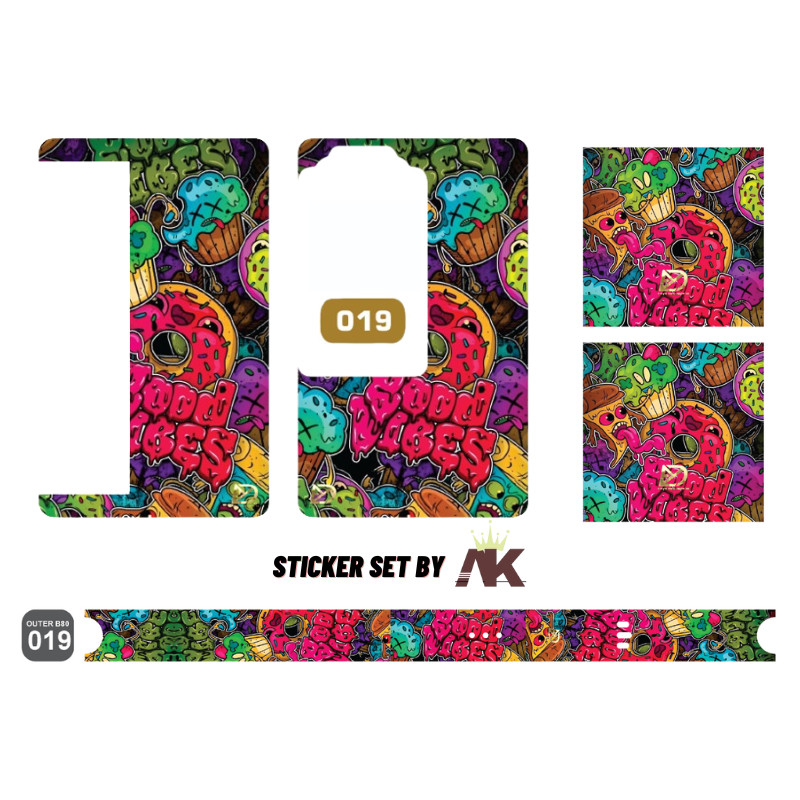 

Premium Cut - Set Lengkap Laminasi Doff B80 Pres 19 Garskin Stiker / Case Custom Terlaris 2PCS/ Fullbody