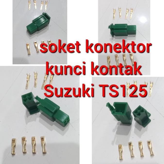 soket konektor kabel kunci kontak Suzuki TS125 soket kunci kontak Suzuki TS125 soket plastik kunci k