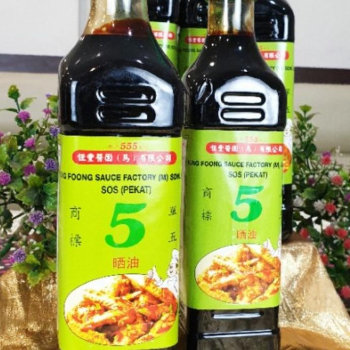 

sos kecap pekat hung foong 555 malaysia 750 ml premium quality termurah
