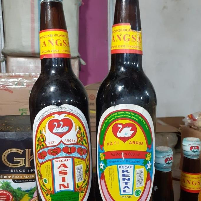 

kecap kental asin cap angsa 1 botol. fresh & segar. termurah