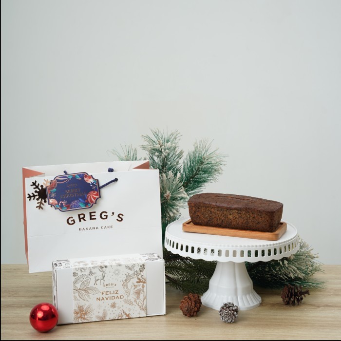 

PROMO !!! SALE TERLARIS GREG'S BANANA CAKE CHRISTMAS HAMPERS - ANGEL READY