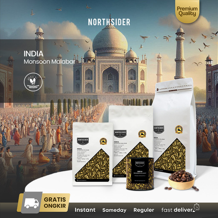 

Northsider Kopi Arabika India Monsoon Malabar Coffee
