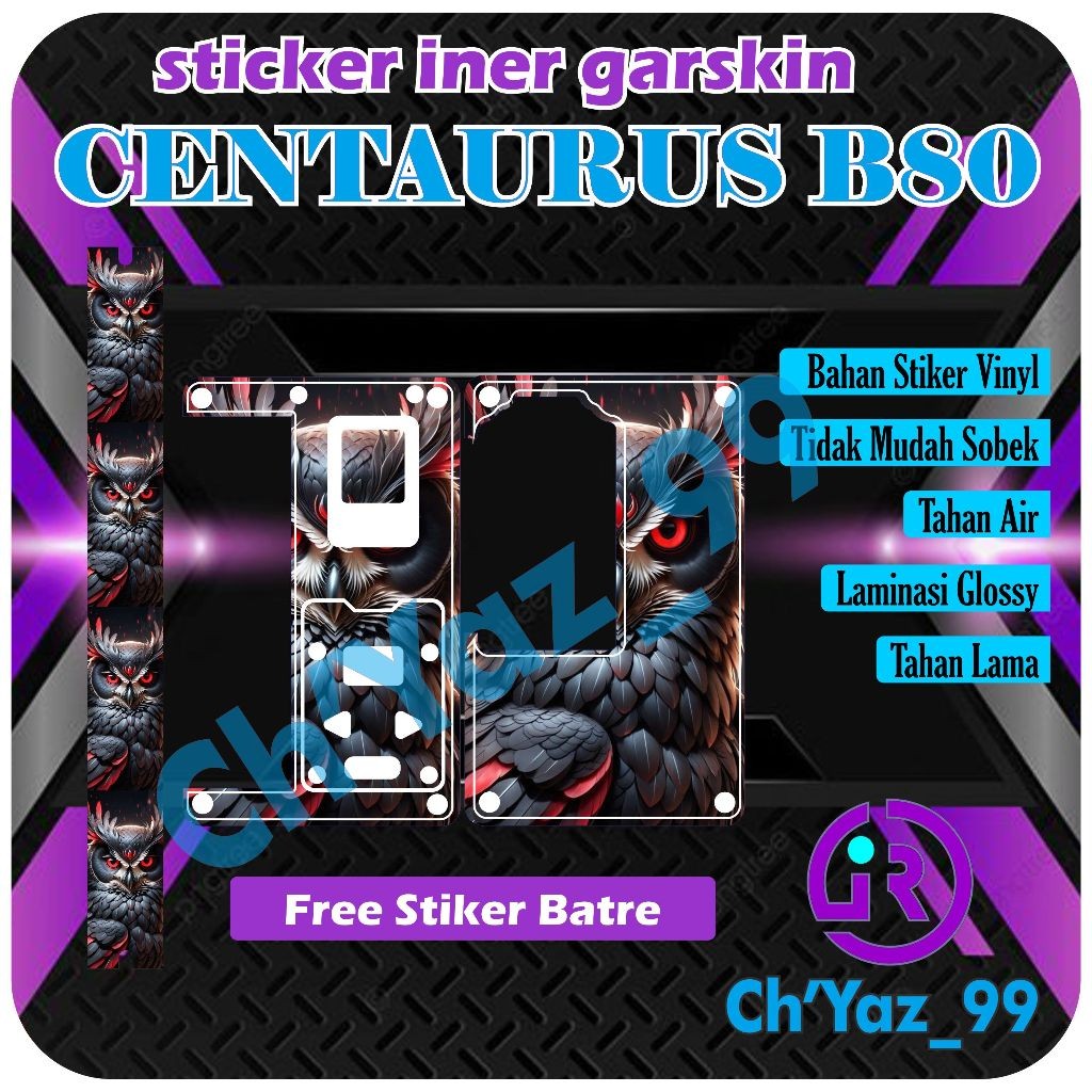 

Premium Cut - Chyaz99 B80 Iner Glossy Laminasi 9 Garskin Stiker / Case Custom Terlaris 2PCS/ Fullbody