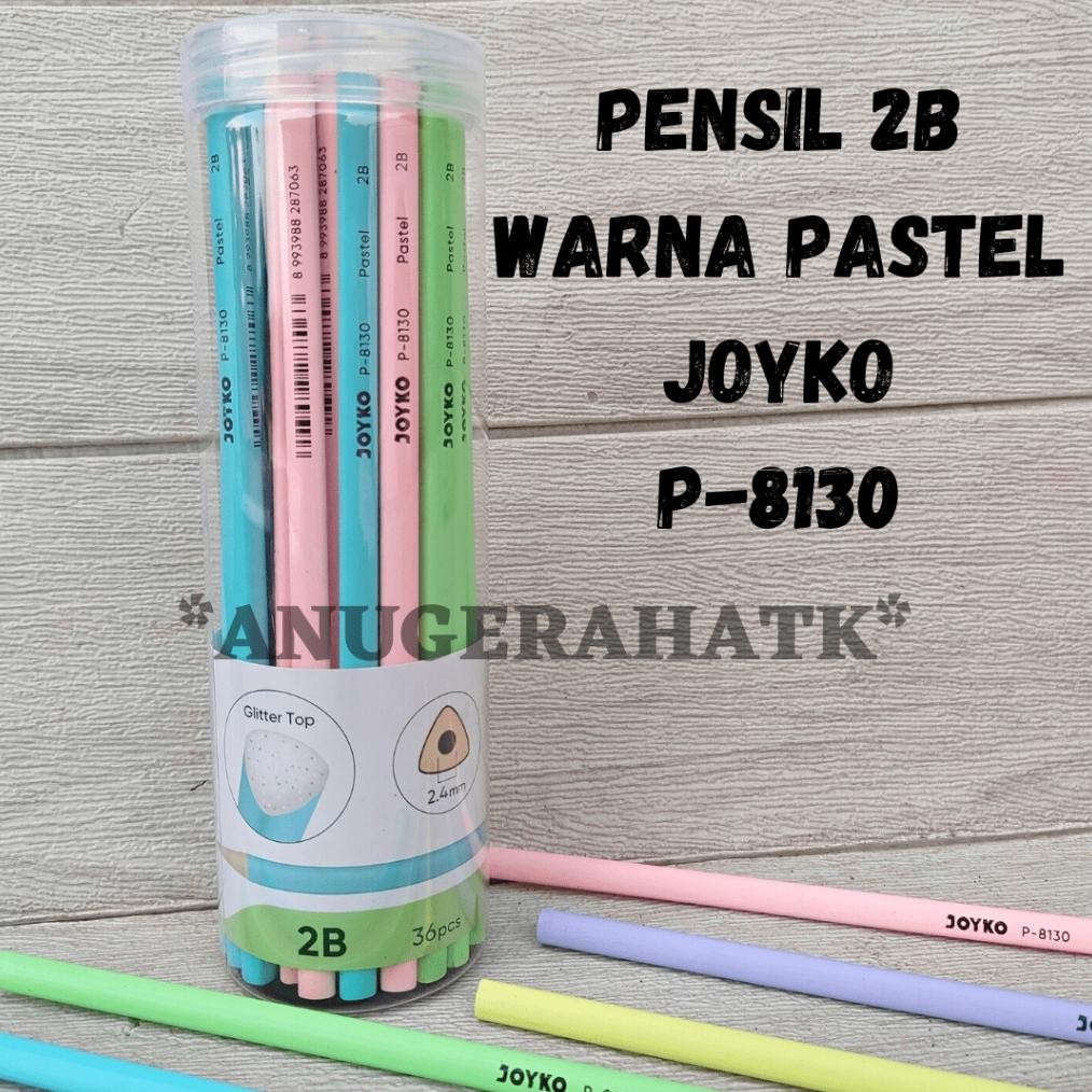 

COD (1Tabung=36Pcs) Pensil Tabung Joyko P-8130 pastel er-90
