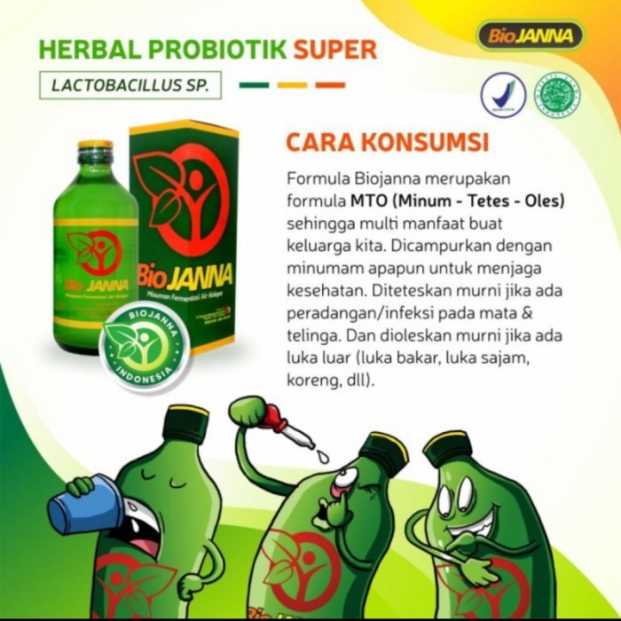 

ORIGINAL Biojanna Probiotik Minuman Fermentasi Air Kelapa Bio Janna Original PREMIUM