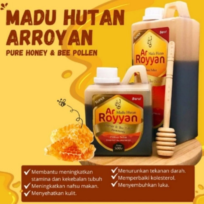 

ORIGINAL Madu Hutan Ar Royyan 500 Gram PREMIUM