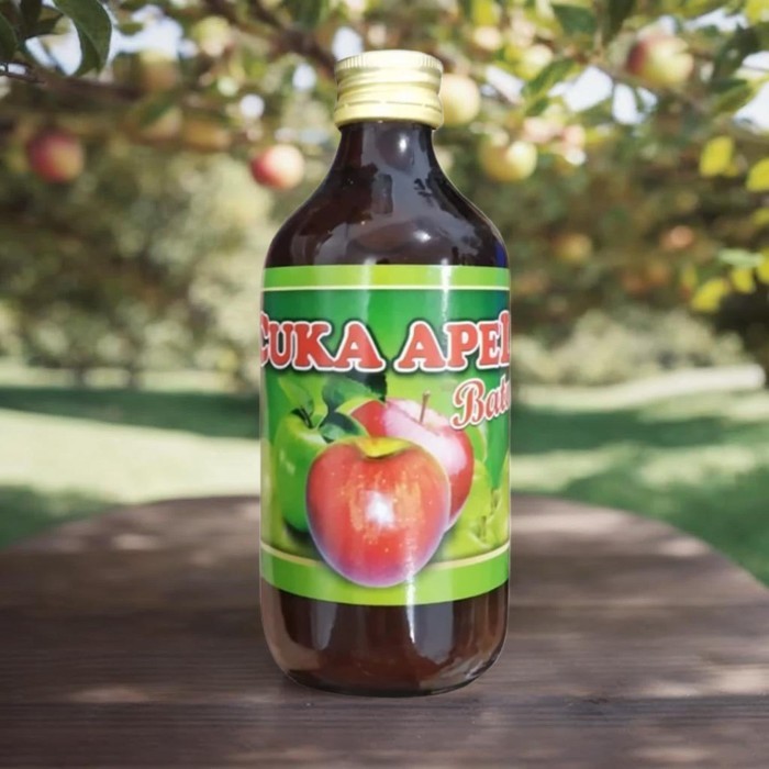 

ORIGINAL Cuka Apel Batu Malang 300 ml Apple Cider Vinegar PREMIUM