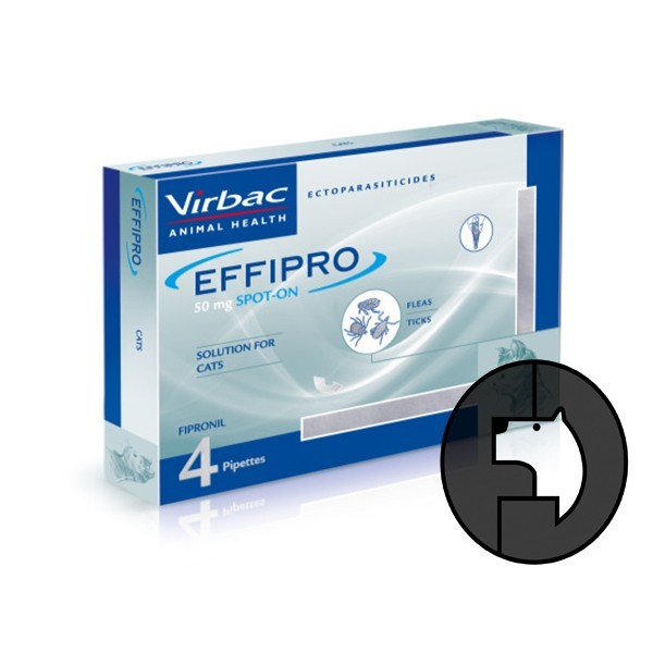 TERBARU virbac effipro spot on cat 50 mg 1 pipet tube obat kutu kucing