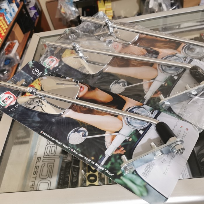 Spion Far Chrome Made In Italy Vespa Super Sprint Pts Px