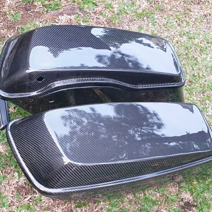 Saddlebags Box Harley Davidson Carbon Fit All Hd Touring