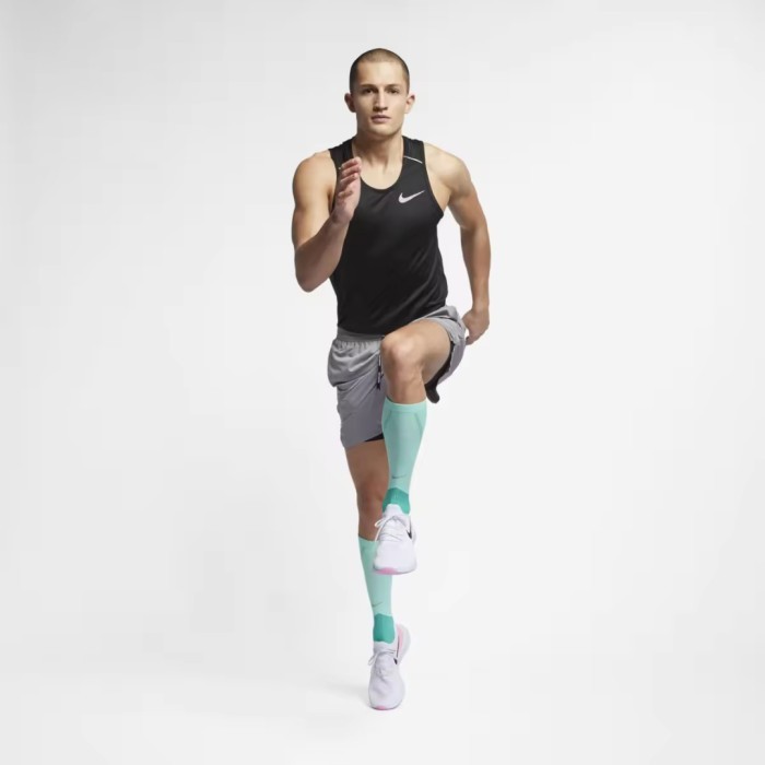 PROMO  SALE TERLARIS KAOS NIKE ORIGINAL PRIA DRI-FIT MEN'S MILER RUNNING TANK TOP - HITAM READY