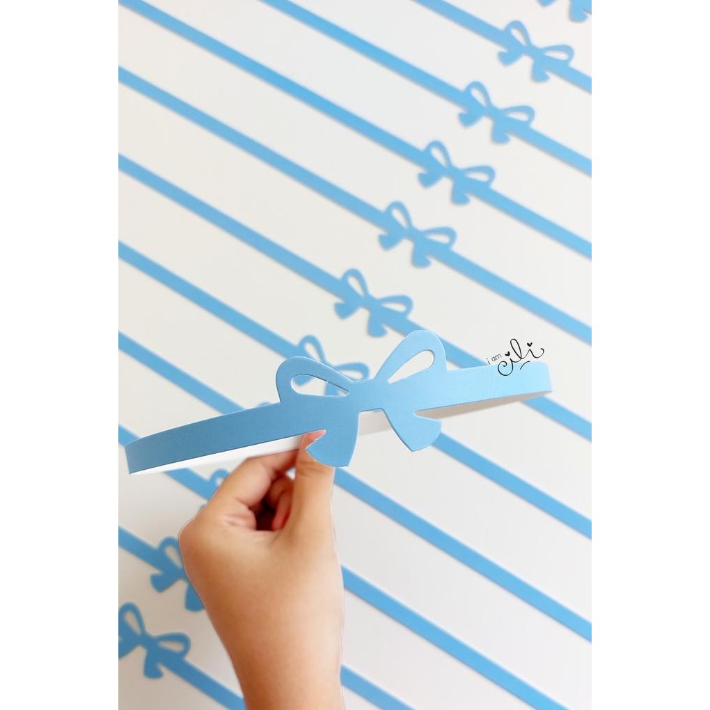 

@=@=@=@=] (BELT NETRAL09) karton pita BABY BLUE untuk toples box (47 cm x 1 cm)