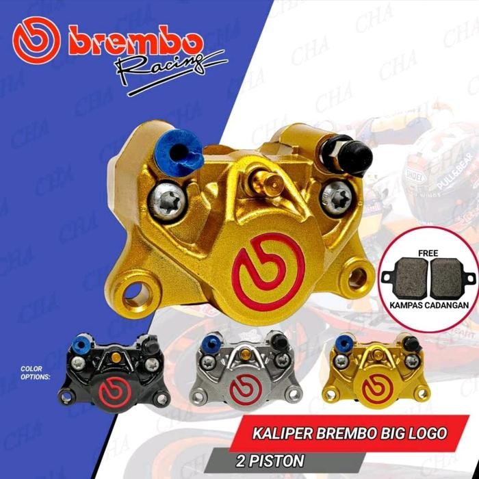 Kaliper BREMBO Big Logo 2p Universal Beat Vario Scoopy Ninja Satria Fu Vixion Rxk Mio Xeon Nmax Dll