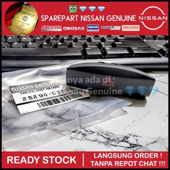 Livina L10 L11 Switch Tombol Hazard Darurat Segitiga Merah Ori Nissan