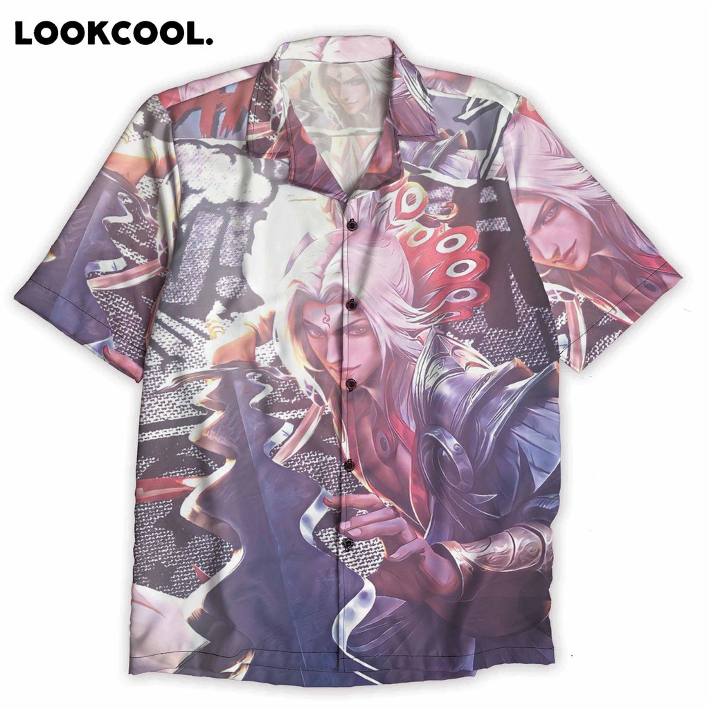 Kemeja LING LORD SHEN MOBILE LEGENDS Style Fashion Print | P244