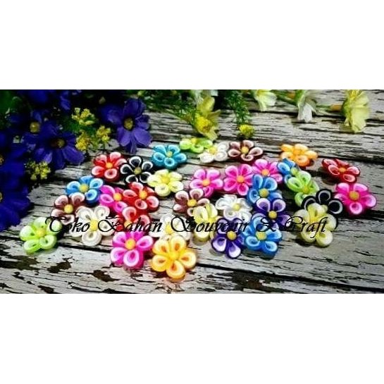 

cusss order] bead clay bunga garis 20 mm