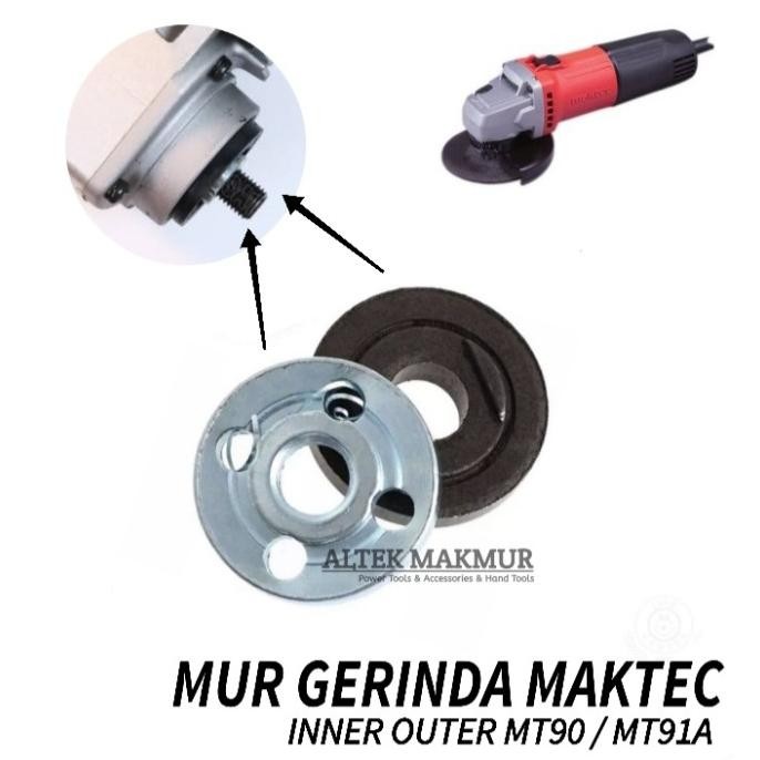 """] Ring Gerinda Maktec MT90 MT91 / Mur Flange Set Inner Outer MT 90 MT 91
