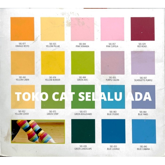 New Cat Tembok Interior Property By Kansai Paint (25 Kg) Bisa Request Wrna Terlaris