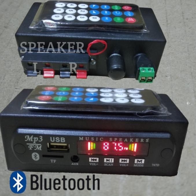 POWER AMPLIFIER BLUETOOTH MP3 PLAYER FM USB AMPLI MINI 12 VOLT STEREO