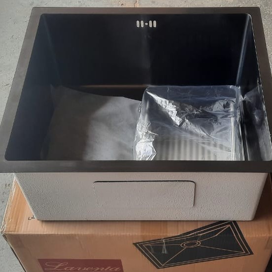 Kitchen Sink Stainless Lavenia LVX 0333 Nano Black / Sink Undermount
