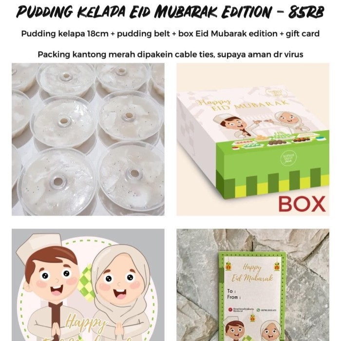 

PROMO !!! SALE TERLARIS PUDDING KELAPA MINI HAMPERS LEBARAN / PAKET IDUL FITRI READY
