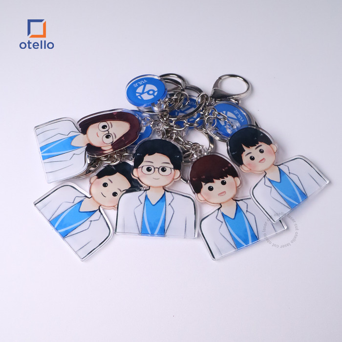 Pendant Keychain Hospital Playlist Hosplay Merchandise Ganci Acrylic