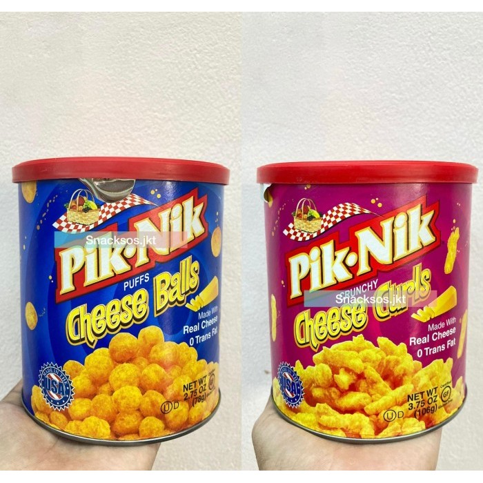 

Viral Pik Nik Puffs Cheese Balls / Cheese Curls - Piknik Real Cheese Packing Aman