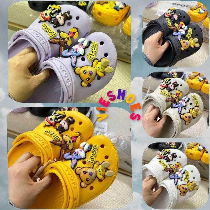 Sale Crocs X Justin Bieber With Drew House Jibbitz Only