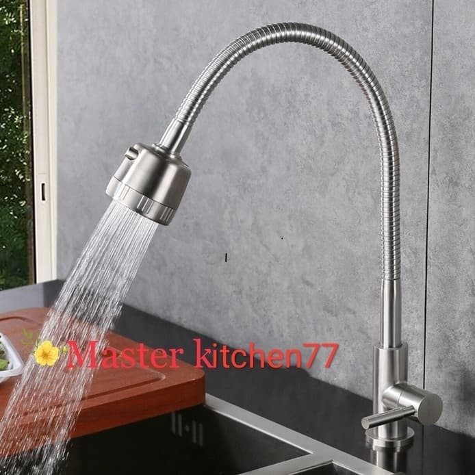 Kran Sink Fleksibel Stainless BIO SUS 304 /Kran Cuci Piring Model Toto