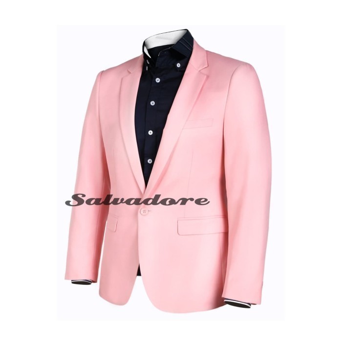 Jas Pria Elegant - Jas Formal Pria - Jas Pernikahan - Pink