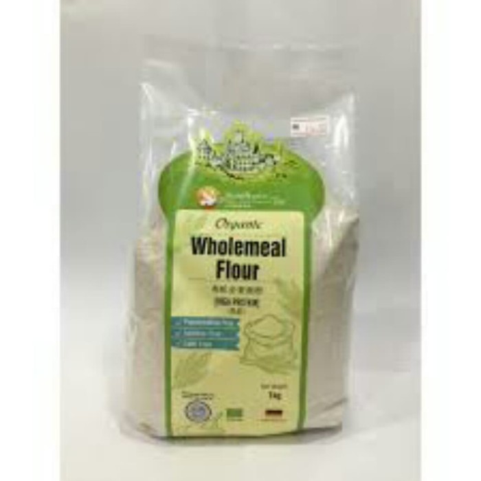 

BARANG TERLARIS Health paradise organic wholemeal flour( high protein) 1 kg
