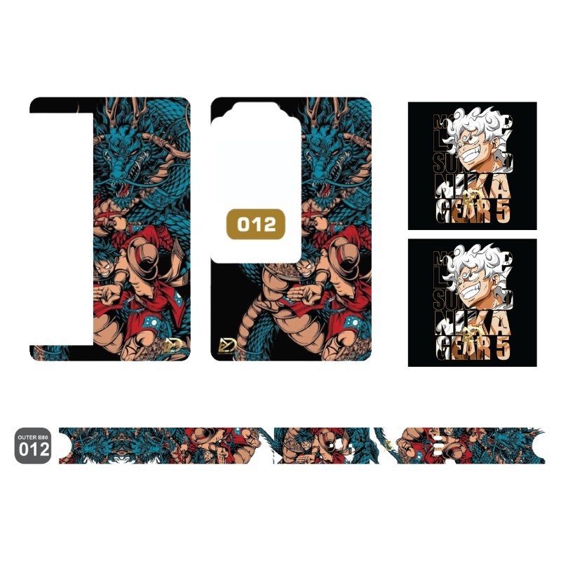 

Premium Cut - Resikoid Fs Stiker Label B80 Cutting Logo Emblem 12 Garskin Stiker / Case Custom Terlaris 2PCS/ Fullbody