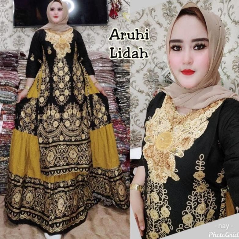yl-24 GAMIS INDIA ARUHI LIDAH Terlaris