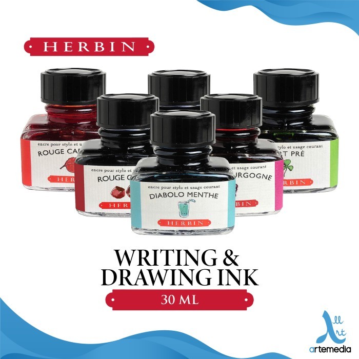 

TERBARU Herbin Writing and Drawing Ink Bottle 30ml Tinta Kaligrafi BISA GRAB!