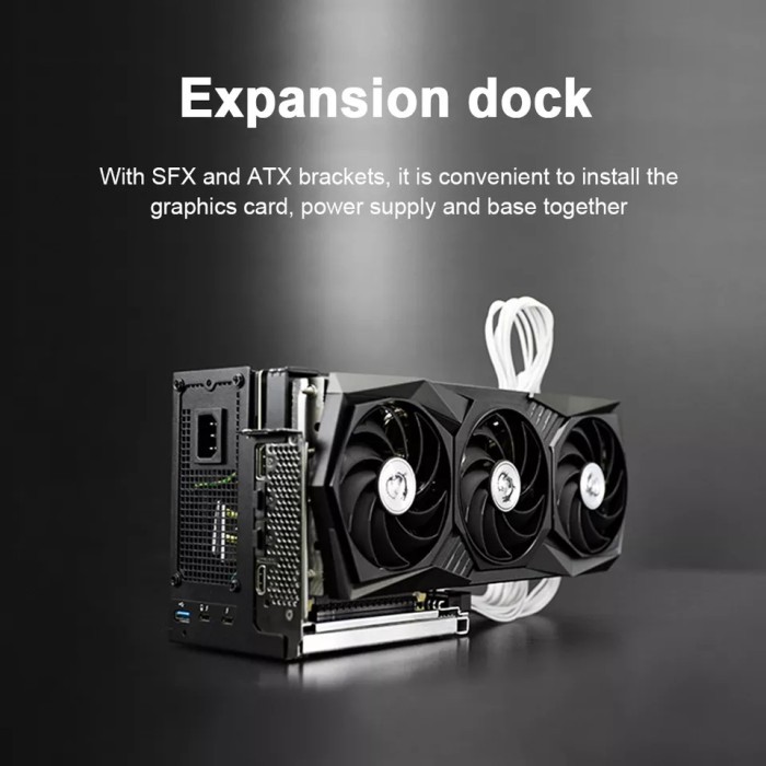TERBARU - EGPU Thunderbolt 3/4/5 USB4 Eksternal GPU