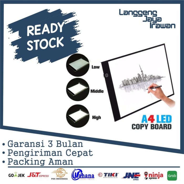 

Drawing Tracing A4 Copy Board Papan LED Light Pad Ultra Jiplak Gambar