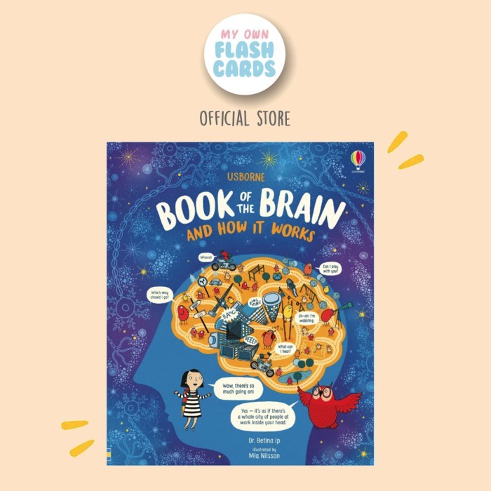 

Book of the BRAIN and How it Works - Hardcover Imported Children Book - Buku Anak Import Tentang
