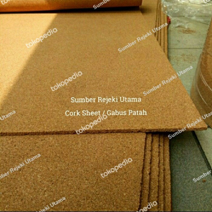 

Cork Sheet / Gabus Patah tebal 3mm
