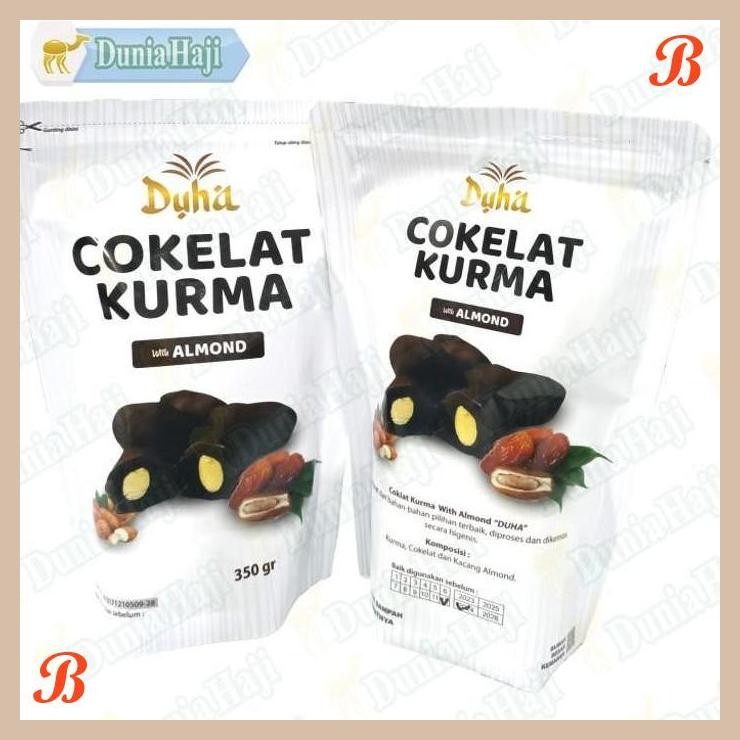 

| DH | COKELAT KURMA 350GR ISI ALMOND LAPIS COKLAT CHOCOLATE DATES WITH ALMON