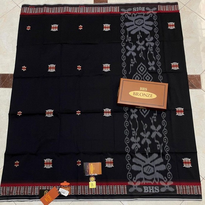 Sarung Bhs Excellent Songket Bronze Skt Asli 100%