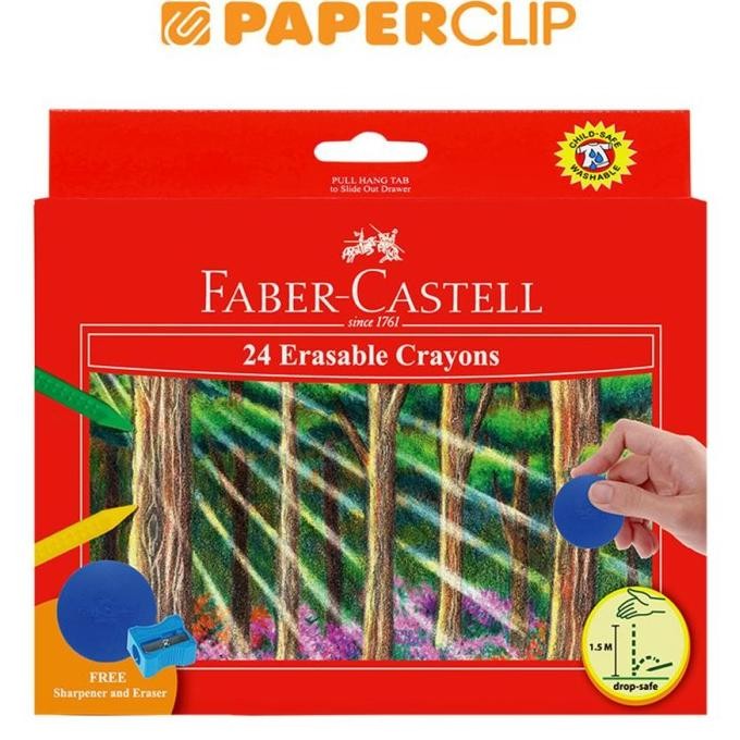 

CRAYON FABER CASTELL 122531 24COLOR ERASABLE