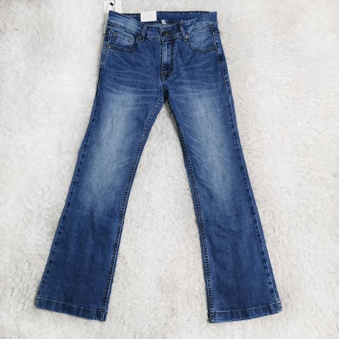 ZARA Celana Jeans Cutbray Wanita JS