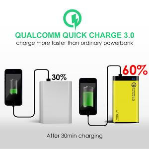 UNEED PowerBank 8000mah Qualcomm Quick Charge 3.0
