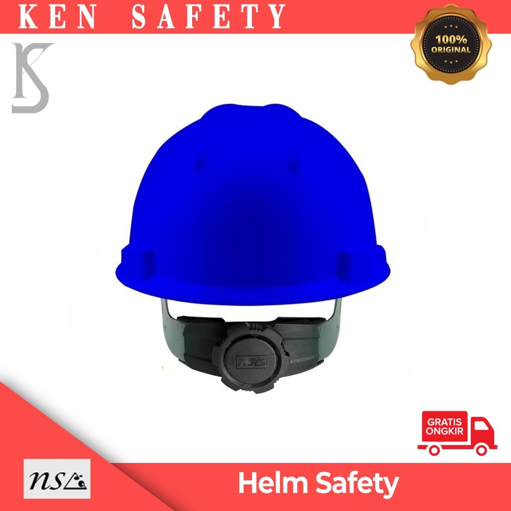 Rekomendasi Terbaik  Topi Helm Proyek Helm Safety Kerja Nsa Fastrac Putar Sni