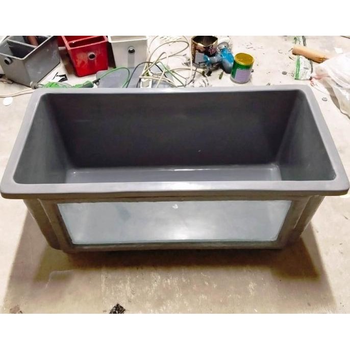 Diskon Kolam Ikan Fiber / Akuarium Fiber / Bak Ikan Portable