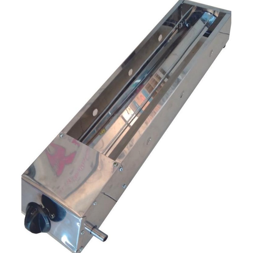 Produk Terbaik] pemanggang sate gas / bakaran sate gas stanlis 43cm